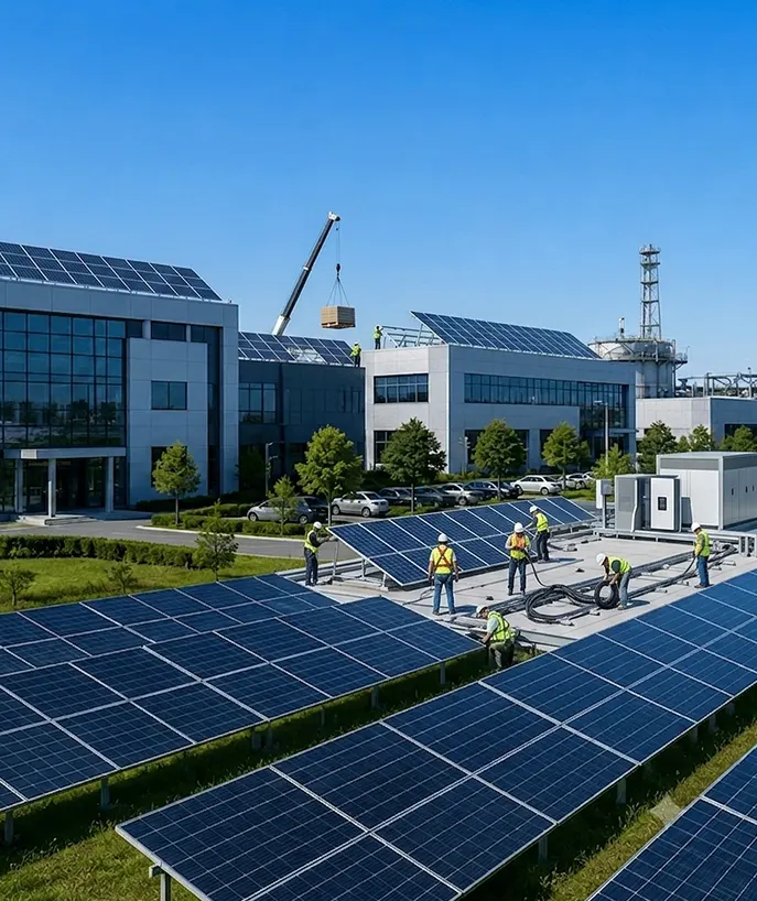 Rooftop solar expansion and upgrade projects