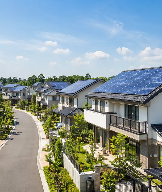 Hybrid rooftop solar systems for residential properties